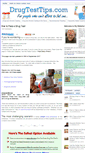 Mobile Screenshot of drugtesttips.com